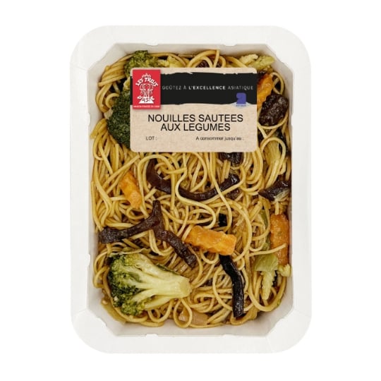 Nouilles Chinoise Sautées au Légumes LES TROIS D'ASIE