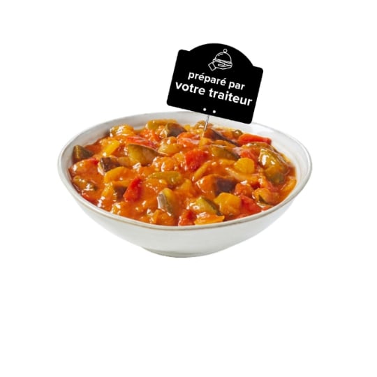 Plat cuisiné ratatouille