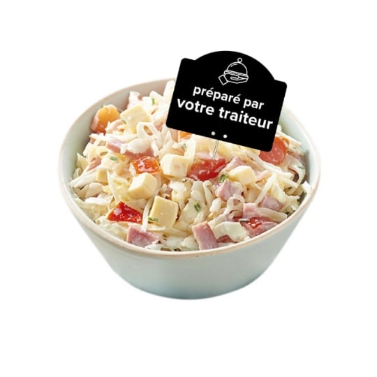 Salade trio de choux jambon et comté