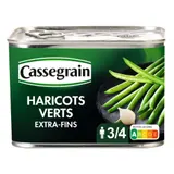 Haricots verts  extra-fins cueillis main CASSEGRAIN