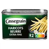 Haricots beurre cueillis et rangés main CASSEGRAIN