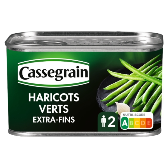 Haricots Verts Extra Fins CASSEGRAIN