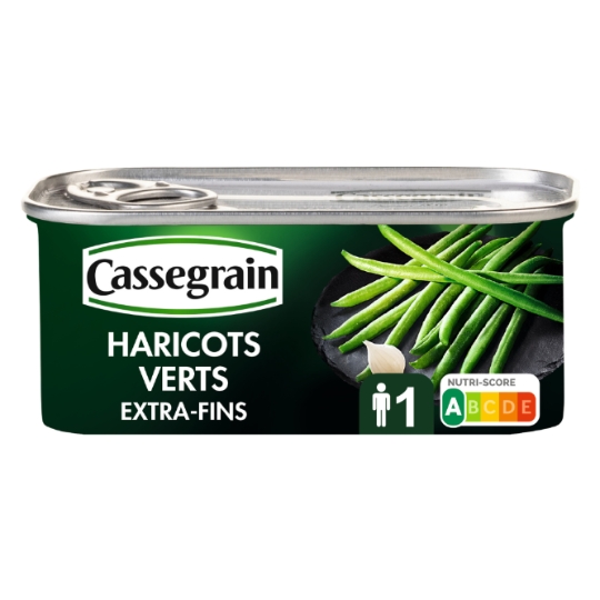 Haricots Verts Extra Fins CASSEGRAIN