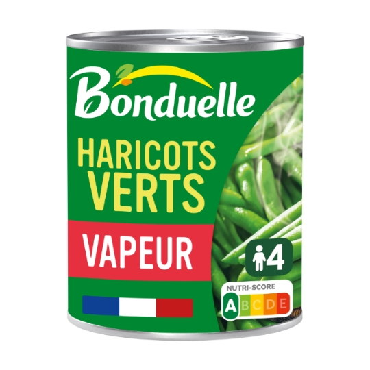 Haricots verts  extra-fins cuits à la vapeur BONDUELLE