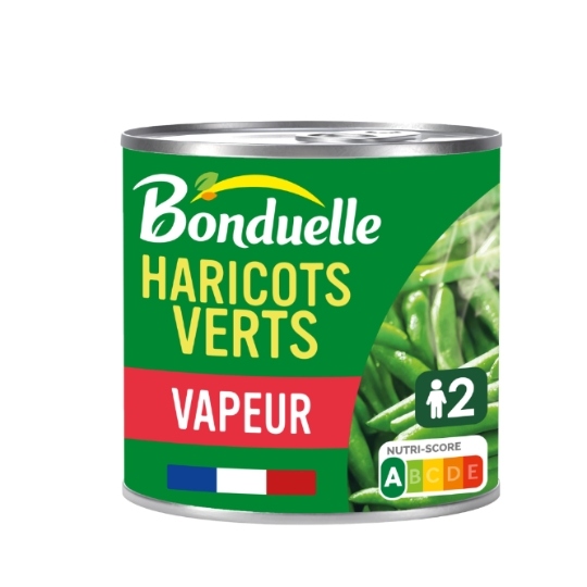 Haricots verts  extra-fins cuits à la vapeur BONDUELLE