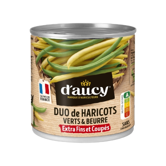 Haricots  verts et beurre D'AUCY