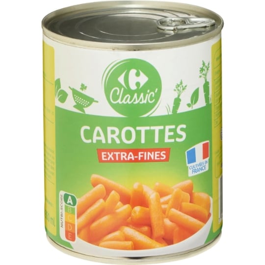 Carottes extra-fines CARREFOUR CLASSIC'