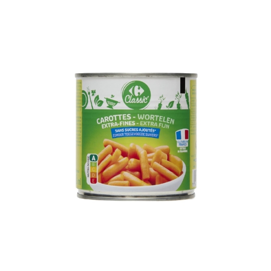 Carottes extra-fines CARREFOUR CLASSIC'