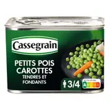 Petits pois carottes CASSEGRAIN