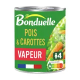 Petits pois & carottes vapeur BONDUELLE