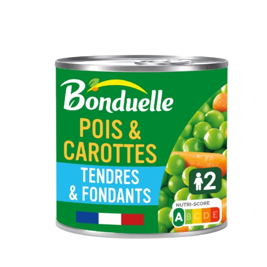 Petits Pois Carottes Tendres et Fondants BONDUELLE