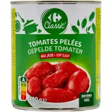 Tomates entières pelées au jus CARREFOUR CLASSIC'