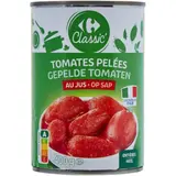 Tomates pelées au jus CARREFOUR CLASSIC'