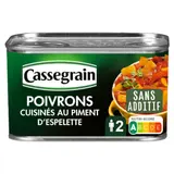 Poivrons cuisinés au piment d'espelette CASSEGRAIN
