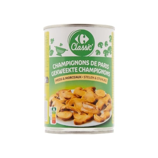 Champignons de Paris Pieds et Morceaux CARREFOUR CLASSIC'