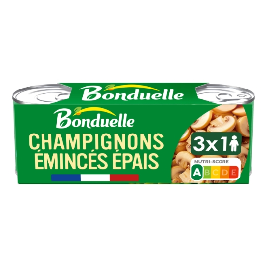 Champignons Emincés Epais BONDUELLE