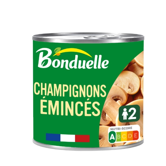 Champignons émincés sans sulfite et sans additif BONDUELLE