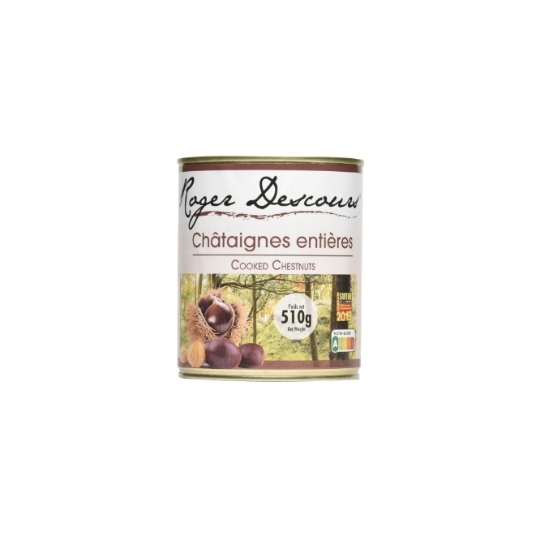 Marrons Entiers Pelés à Sec ROGER DESCOURS