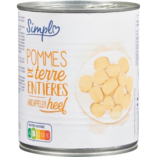 Pommes de terre entières SIMPL
