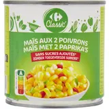 Maïs doux aux 2 poivrons CARREFOUR CLASSIC'