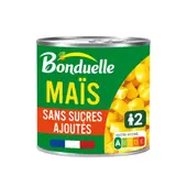 Maïs sans sucres ajoutés BONDUELLE