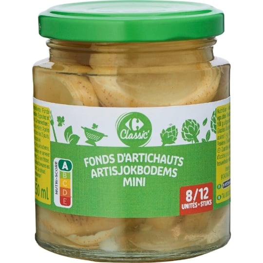 Fonds d'Artichauts Mini CARREFOUR CLASSIC'