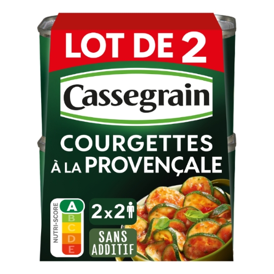 Courgettes à la Provençale CASSEGRAIN