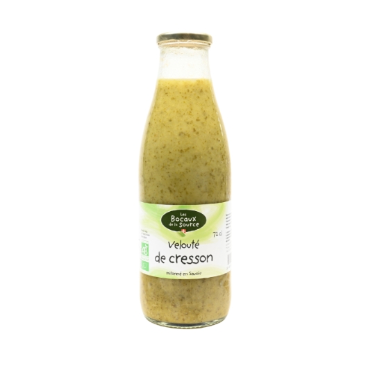 Soupe Velouté de Cresson Bio LES BOCAUX DE LA SOURCE