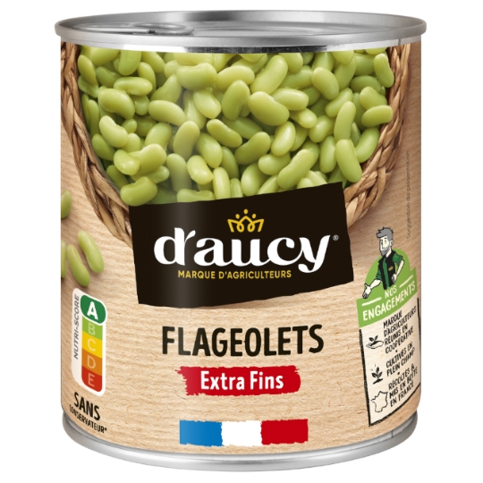 Flageolets  extra fins D'AUCY