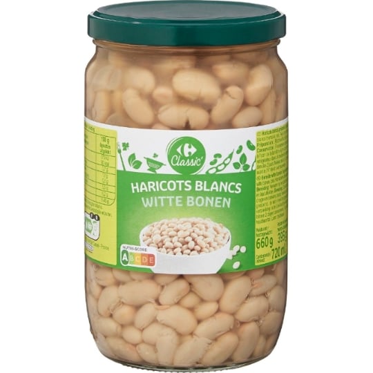 Haricots blancs blancs CARREFOUR CLASSIC'