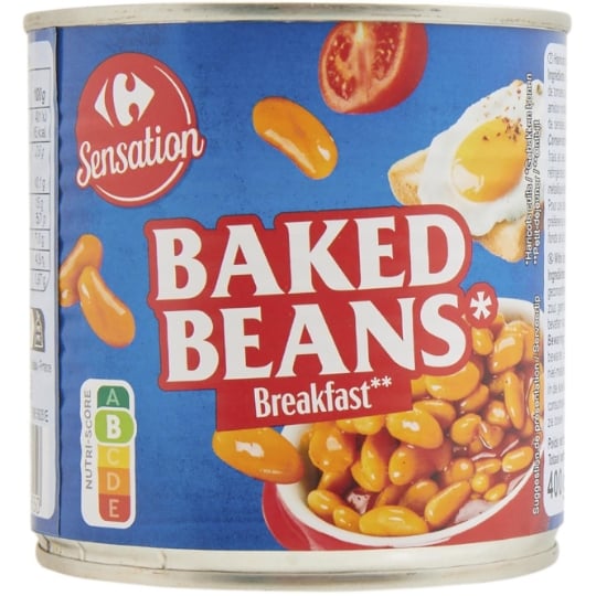 Haricots blancs Baked Beans CARREFOUR SENSATION