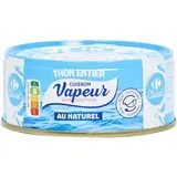 Thon Entier Cuit Vapeur au Naturel CARREFOUR CLASSIC'