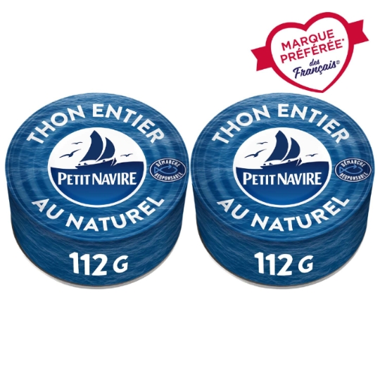 Thon Entier Albacore au Naturel PETIT NAVIRE