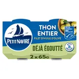 Thon Entier avec un filet d'huile d'olive PETIT NAVIRE