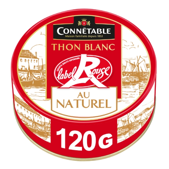 Thon Entier Blanc au Naturel Label Rouge CONNETABLE