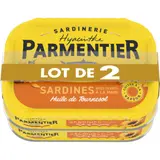 Sardines à l'huile de tournesol PARMENTIER