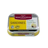 Sardines entières au citron et à l'huile d'olive MOUETTES D'ARVOR