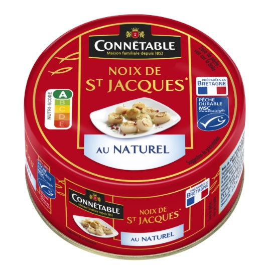 Noix de St-Jacques au Naturel CONNETABLE