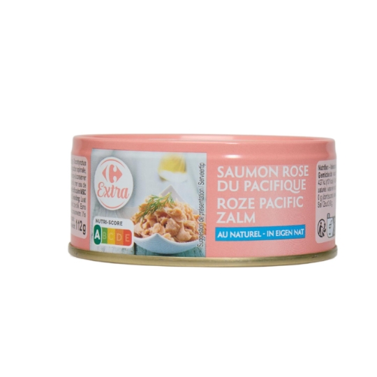 Saumon au naturel et MSC CARREFOUR EXTRA