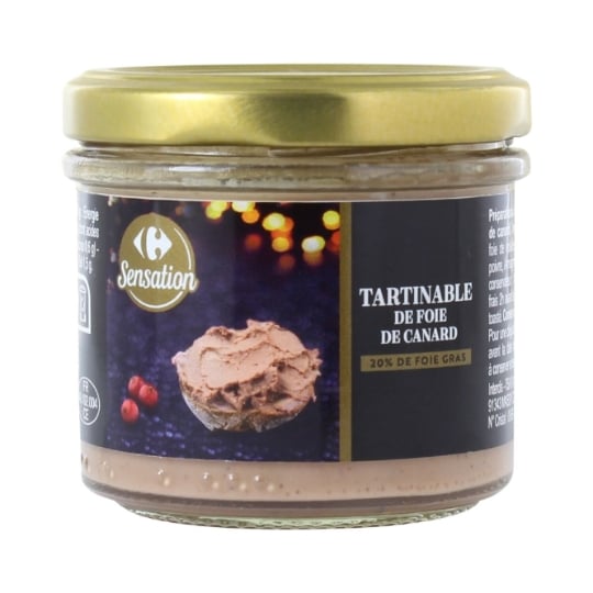 Tartinable de Foie de Canard CARREFOUR SENSATION