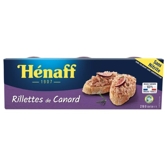Rillettes de canard HENAFF