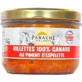 Rillettes de canard au piment d'Espelette  PANACHE DES LANDES