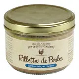 Rillettes de poules 100% volaille canard