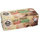 Assortiment Duo Pâté de Foie et de Campagne CARREFOUR ORIGINAL