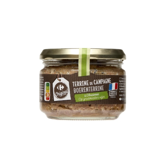 Terrine de Campagne à l'Ancienne CARREFOUR ORIGINAL