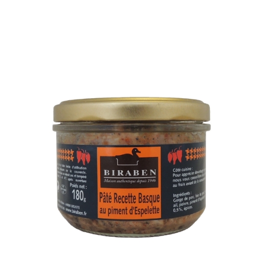Pâté basque piment d'Espelette BIRABEN