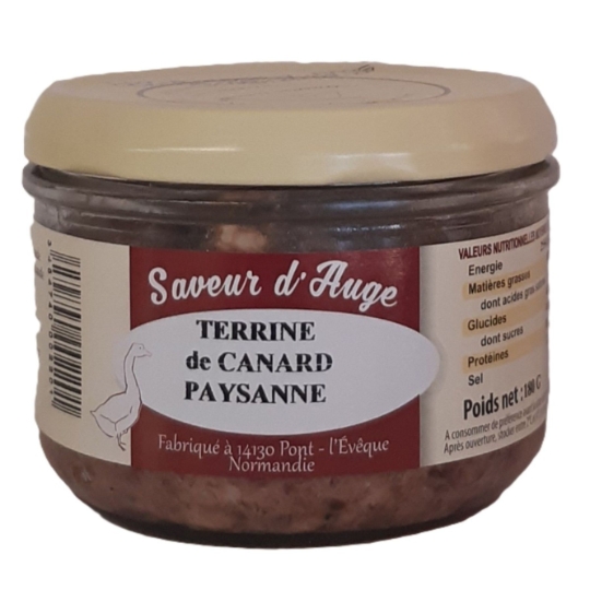 Terrine de Canard Paysanne SAVEUR D'AUGE