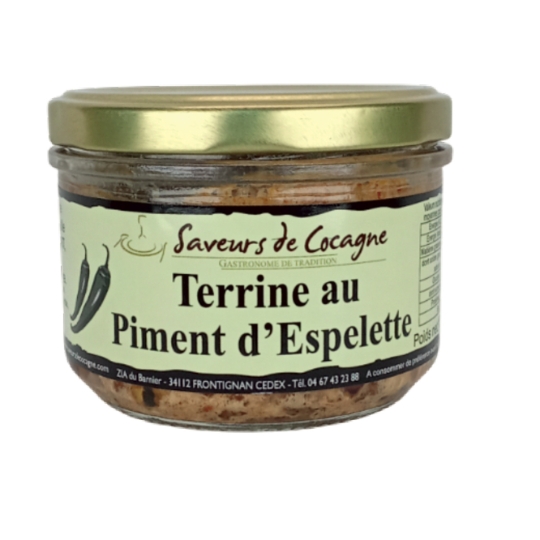 Terrine au Piment d'Espelette SAVEURS DE COCAGNE