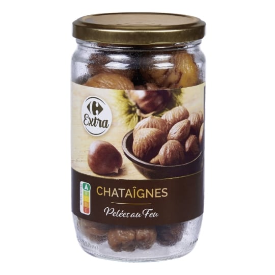 Châtaignes Pelées au Feu CARREFOUR EXTRA