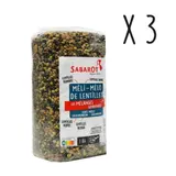 Sabarot - Lot 3 X Méli-mélo De Lentilles - Sachet 1kg SABAROT
